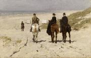 Anton mauve, Riders on the Beach at Scheveningen (nn02)